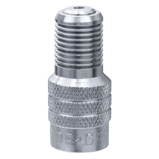 “Original” Nickel Plated V2B Double Seal Inflate-Thru Valve Cap