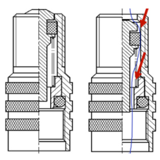 Inflate-thru valve caps