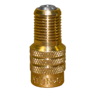 Brass Double Seal Inflate-Thru Valve Cap